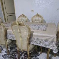 نهارخوری 6نفره|میز و صندلی غذاخوری|ایلام, |دیوار