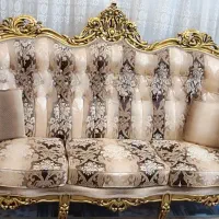 مبل سلطنتی درحدنونو ورق طلا|مبلمان خانگی و میز عسلی|بروجرد, |دیوار