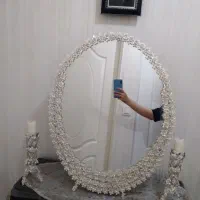 آینه وشمعدان طرح نقره