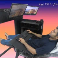 ورک استیشن اورگونومیکی کامپیوتر|میز تحریر و کامپیوتر|اصفهان, شفق|دیوار