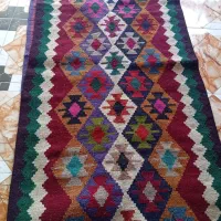 گلیم دستباف|گلیم، جاجیم، گبه|اصفهان, نقش جهان|دیوار