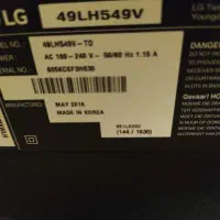 ال ای دی ۴۹اینچ ال جی اصل دو گیرنده|تلویزیون و پروژکتور|ری, علایین|دیوار