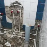 لوله‌کشی‌فاضلاب‌واگوشهری‌‌وسردوگرم‌منزل‌جزعی‌کلی‌،