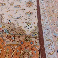 جفت ۶متری کرک کاشان چله وگل ابریشم، مناسب جهیزیه|فرش|تهران, بازار|دیوار