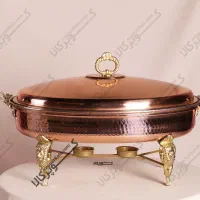 ظروف‌مسی/سوفله خوری مسی وارمردار بیضی/اقساطی