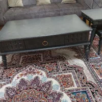 میز جلو مبلی و درب چوبی و محافظ کل و محافظ یخچال و