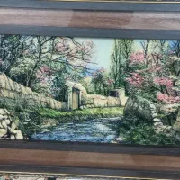 تابلو فرش منظره