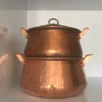 قابلمه مسی اکبند و کارکرده ۳ کیلو