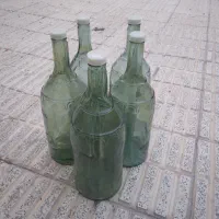 بطریِ شیشه ای سنتی در دار ۵ عدد