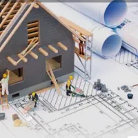 تاسیسات ساختمان آب   ام دی آف  نجاری  نقاشی