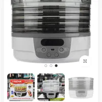 میوه خشک کن نوا مدل NFS-9010DFD ۵ طبقه پلاستیکی