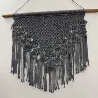 دیوار کوب مکرومه