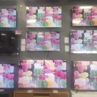 انواع تلویزیون و اسپیکر در سایز هاو برند های مختلف