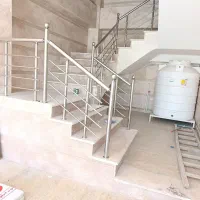 نرده استیل راه پله ،پله گردون،نرده چوبی|خدمات پیشه و مهارت|خرمدره, |دیوار