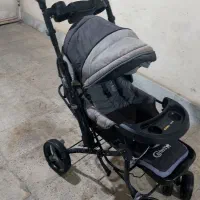 کالسکه بچه سالم ،تاشو،برگردی رو به مادر