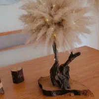 آباژور چوبی کار دست