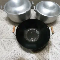 قابلمه روحی و مسی تابه بزرگ تفلون در شهریار|ظروف پخت‌وپز|تهران, شهرک فرهنگیان|دیوار