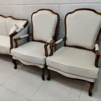 مبل راحتی **مدل کوئین فرانسوی(فرنس فرنیچر)|حراج|قم, امامزاده ابراهیم|دیوار