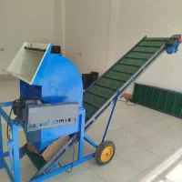 خرمن کوب برقی و دستگاه علوفه خرد کن