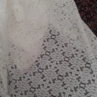 پارچه دانتل سفید