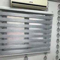 پرده زبرا طوسی ۳ عدد