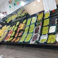 پالت میوه میز دخل و گاو صندوق میز سبزی همراه سنگ