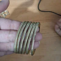 النگو طلا روس کاملا شبیه طلا مو نمیزنه رنگ ثابت|بدلیجات|مشهد, ایثار|دیوار