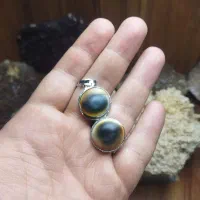 گردنبند نقره مهره