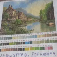 دارقالی تابلو فرش نیمه کاره|تابلو فرش|کرج, استاندارد|دیوار