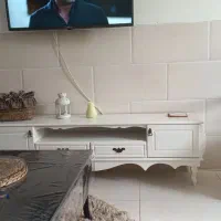 میز ال سی دی تمام چوب رگال لباسی