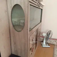 آکواریوم و میز ام دی اف