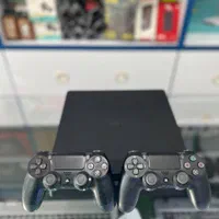 ps4اسلیم 1ترابایت به همراه یک دسته اضافه|کنسول، بازی ویدئویی و آنلاین|کنگاور, |دیوار