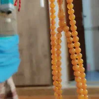 دوعدد تسبیح کهربای استاد ناصر بهمنی و ارمان بهمنی