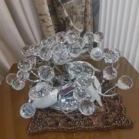 لوستر دیواری کریستال وگوی|لوستر و چراغ آویز|اندیشه, شهرک کوثر|دیوار