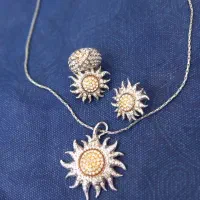 نیم ست طرح خورشید بدلیجات