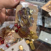 اکسسوری بدلیجات گوشواره یلدایی طرح انار رزینی|بدلیجات|تهران, هاشمآباد|دیوار