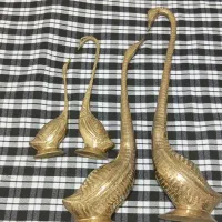 برنز گلدان قو