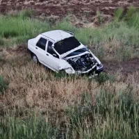 پراید مدل ۹۸ تصادفی