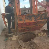 حفره چاه با دستگاه