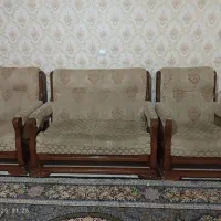 مبل هفت نفره چوب گردو اصل