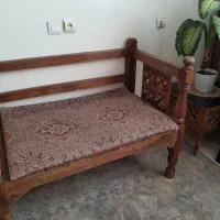 تخت سنتی چوب گردو|صندلی و نیمکت|کرج, اسلامآباد|دیوار