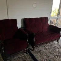 مبل ۷ نفره زرشکی