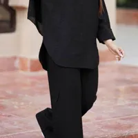 مانتو مشکی تابستونی