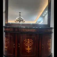 آینه و کنسول و بوفه و میز تلفن معرق|بوفه، ویترین، کنسول|مشهد, شهرک لشکر (شهرک غرب)|دیوار