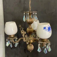 تعدادی لوستر همگی جنس برنز و برنج ( حراج )|لوستر و چراغ آویز|تهران, گلاب دره|دیوار