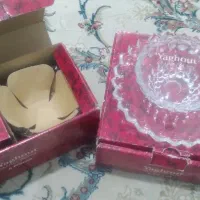 پیاله اجیل خوری و بشقاب یاقوت