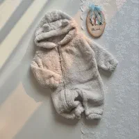 سرهمی زمستانی رنگ استخوانی و ذغالی