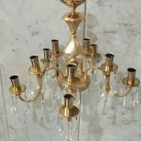 لوستر آب طلا در حد نو به بالاترین قیمت|لوستر و چراغ آویز|مشهد, احمدآباد|دیوار