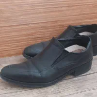 کفش چرم مردانه و نیم بوت چرم زنانه