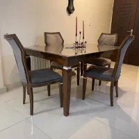 میز و صندلی ۴ نفره کاملا نو|میز و صندلی غذاخوری|تهران, آسمان|دیوار
